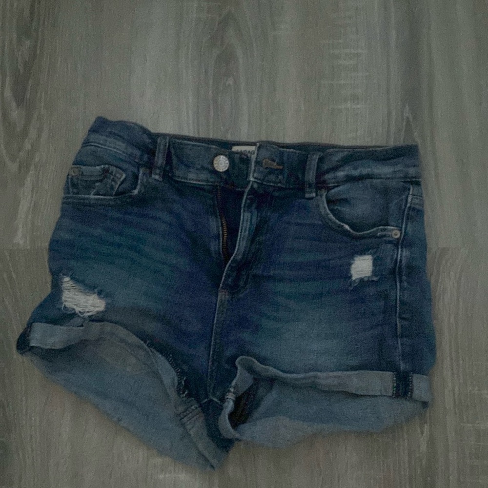 Garage dark wash Jean shorts